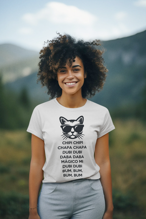 Chipi Chipi Chapa Chapa Тениска с Щампа Котка