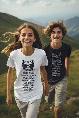 Chipi Chipi Chapa Chapa Тениска с Щампа Котка