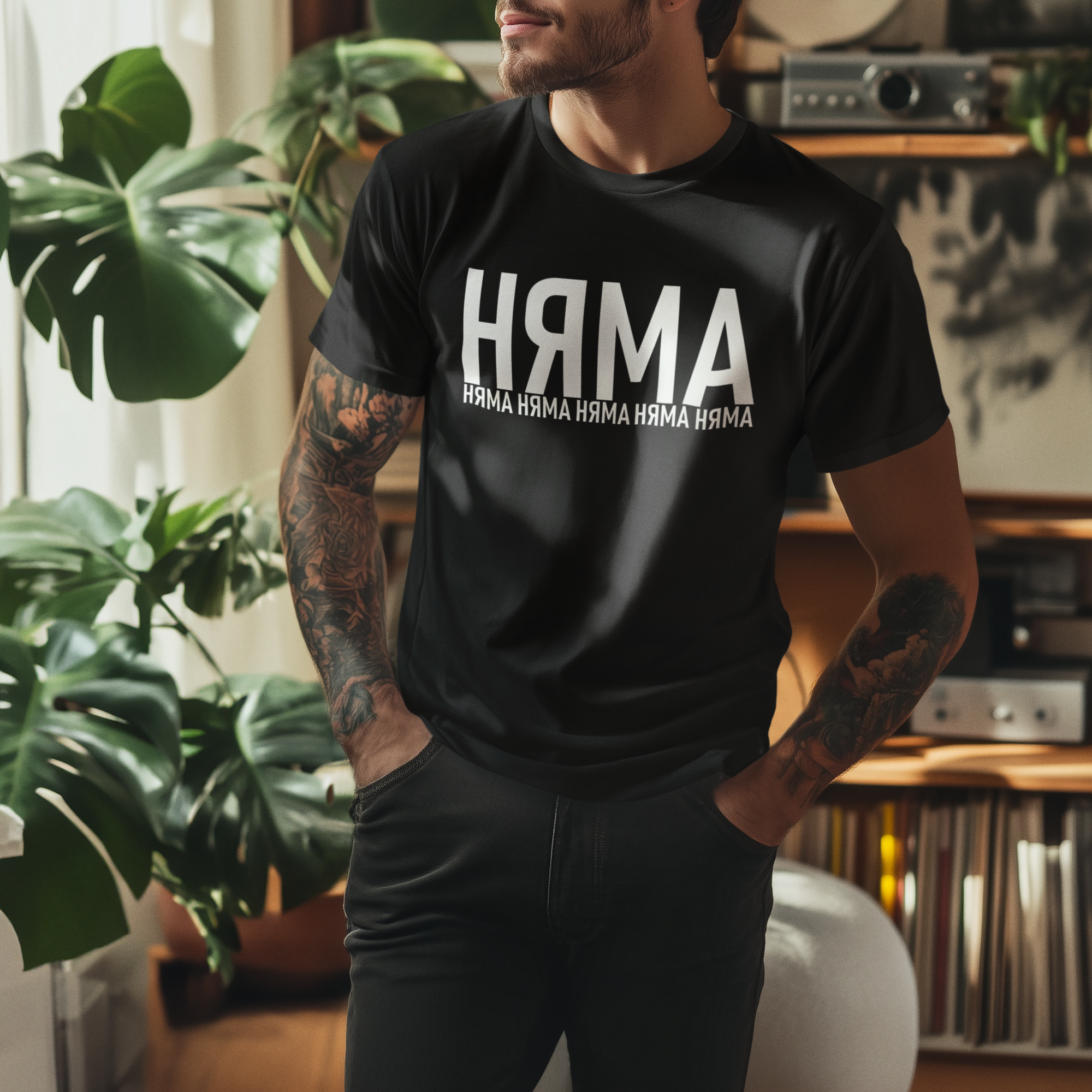 Тениска с надпис НЯМА - Max Anthony