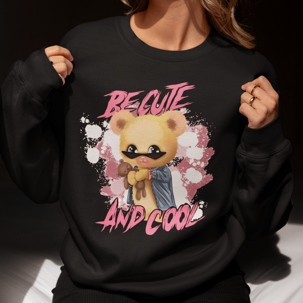 Be Cute and Cool - Ватирана блуза с Мече - Unisex Модел