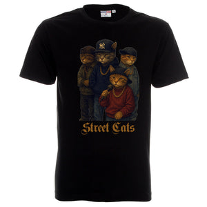 Котки рапъри от 90-те - Тениска Street Cats