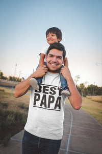 Best Papa - Тениска със забавен надпис