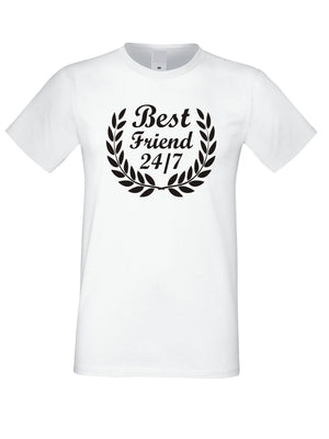 Тениска за Приятели с надпис Best Friends 24/7
