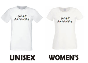 Тениска от Приятели с надпис Best Friends