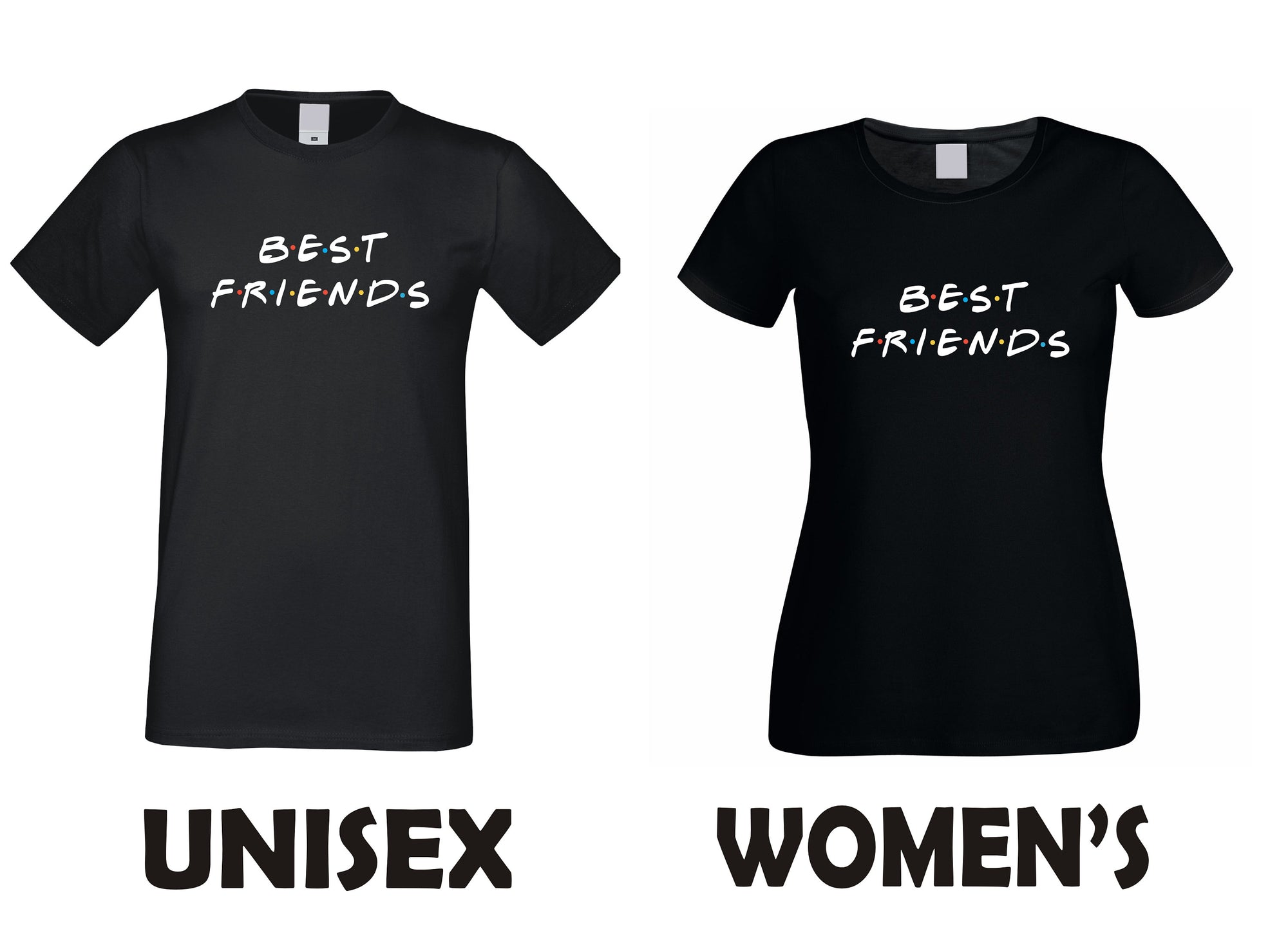 Тениска от Приятели с надпис Best Friends
