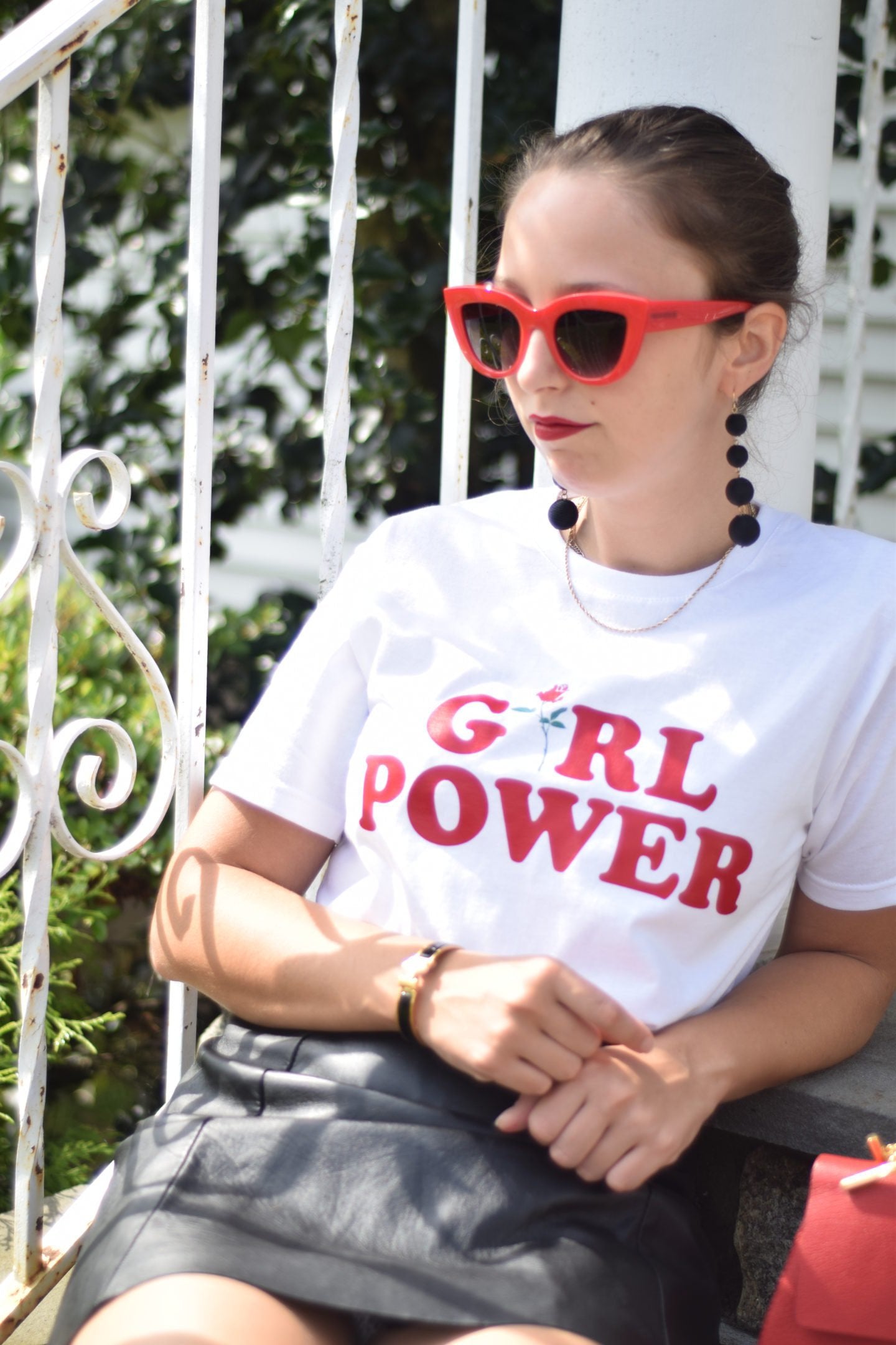 Тениска с надпис - Girl Power