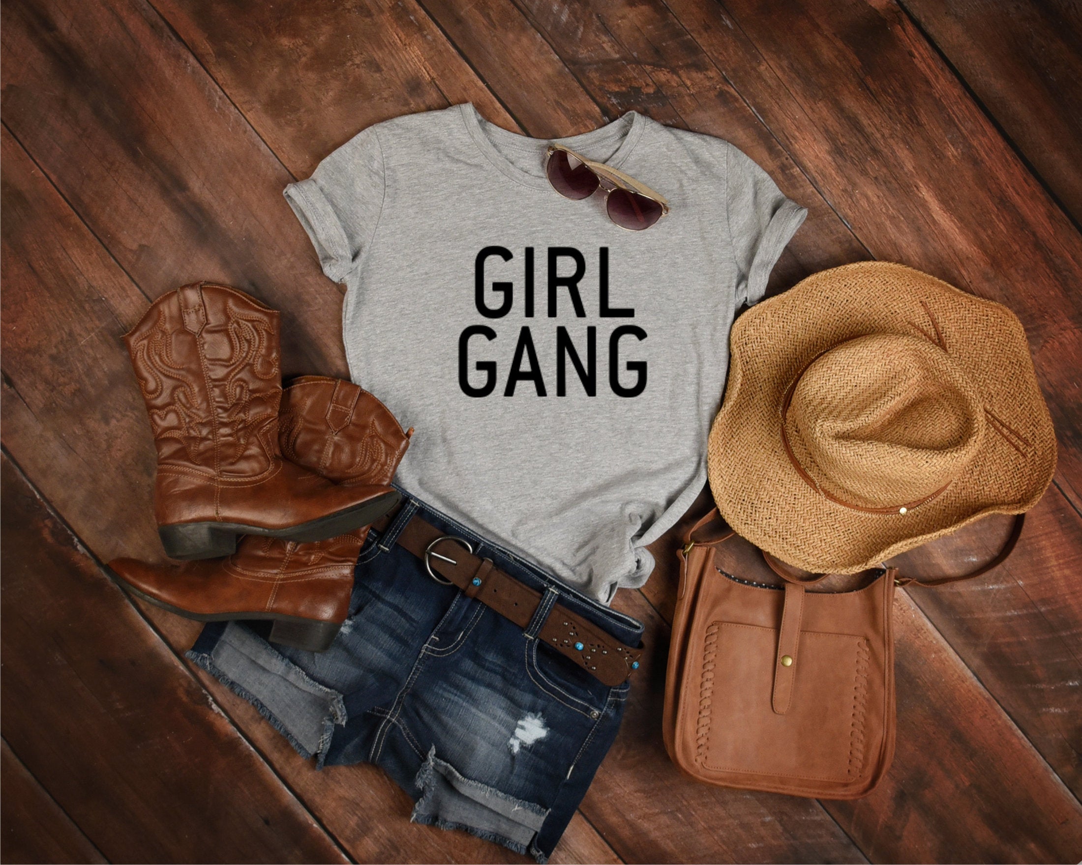 Тениска за приятелки - Girl Gang