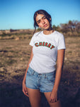 Забавна тениска с щампа Cherry