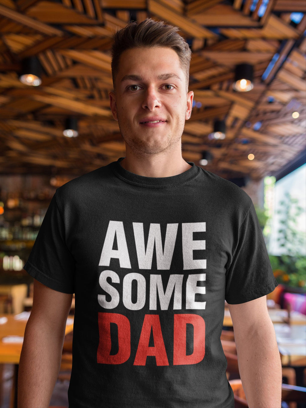Тениска с щампа Страхотен Татко