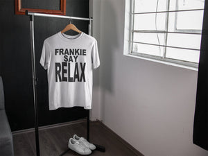 Тениска от сериала Приятели с надпис Frankie Say Relax