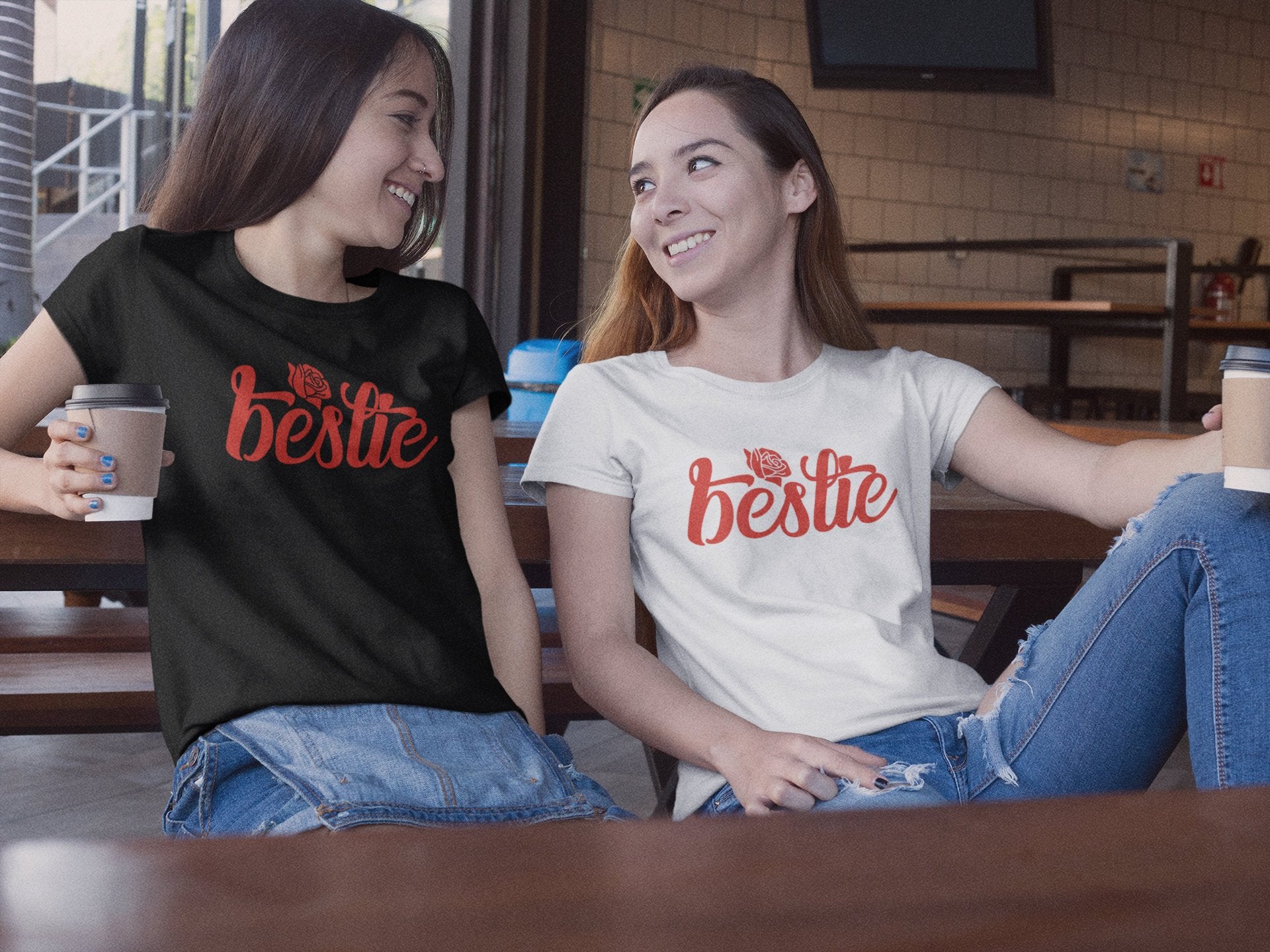 Тениски с щампа - Най-добра приятелка Bestie