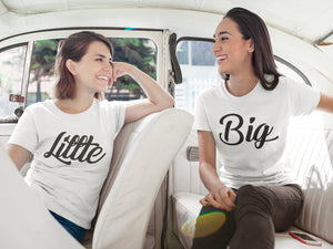 Big Little Комплект Тениски с Надпис