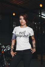 Тениска с щампа - Evil Psycho