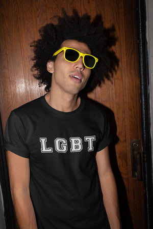 Тениска с надпис - LGBT