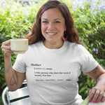 Тениска с Дефиниция за Майка