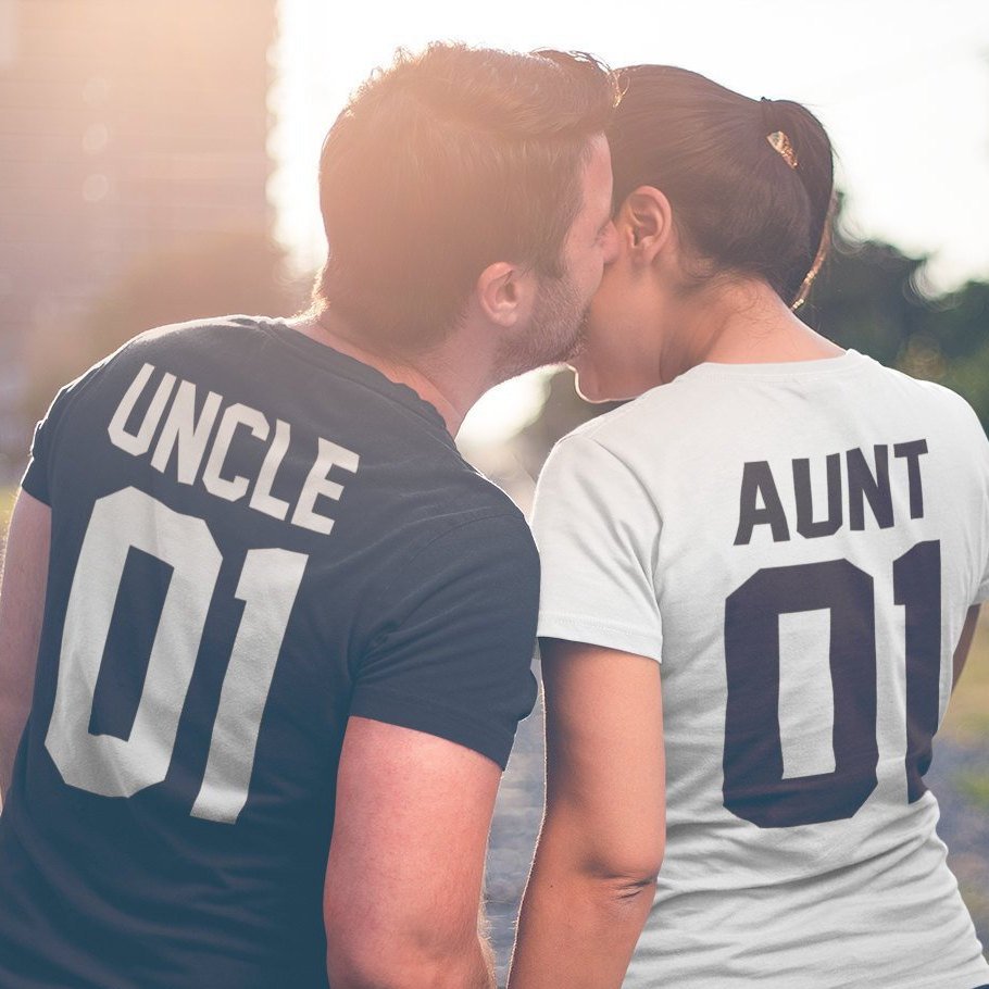 Комплект тениски за двойки  Uncle - Aunt