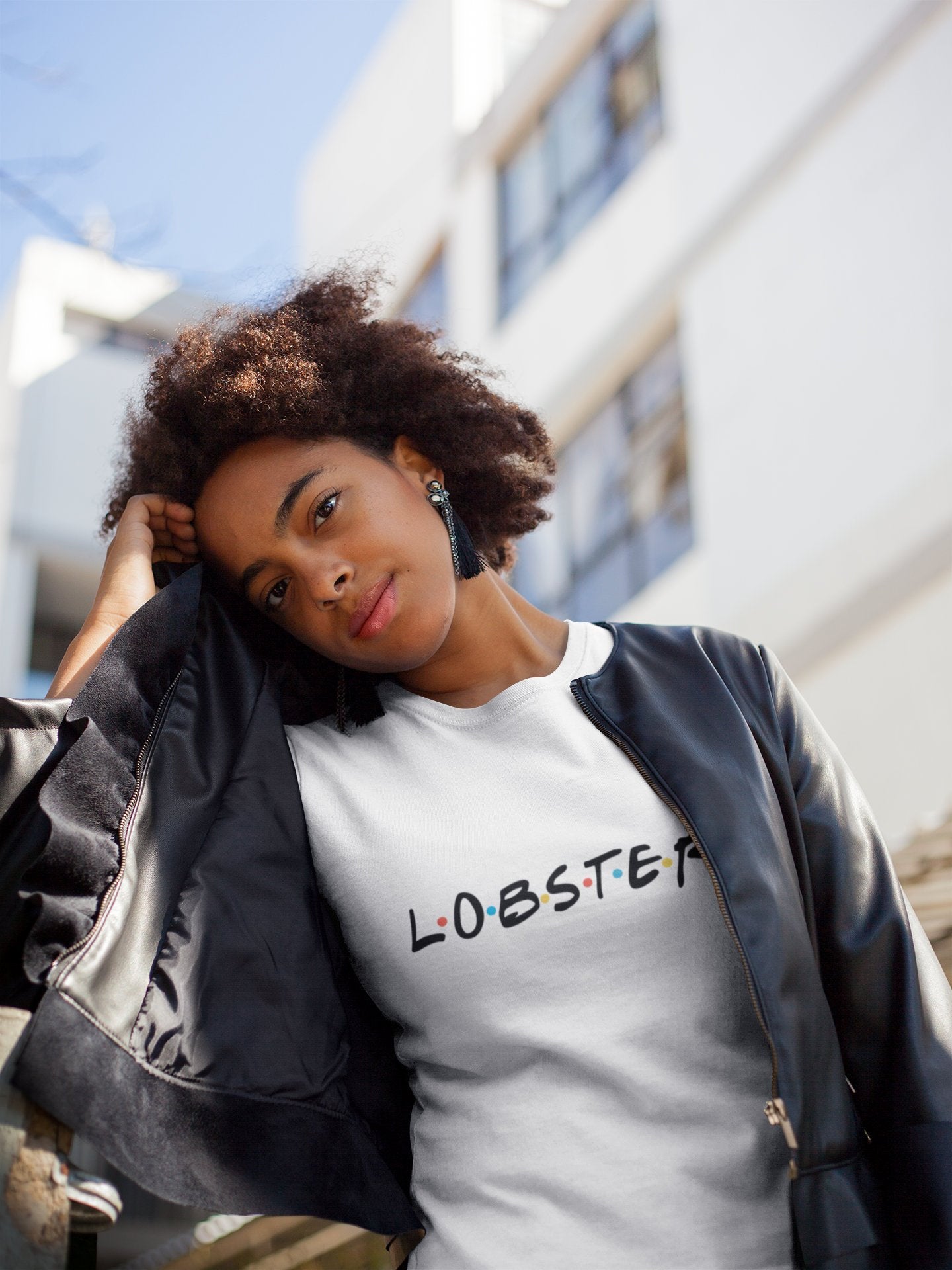 Lobster - Тениска от Приятели / Мъжки и дамски модел 100% памук