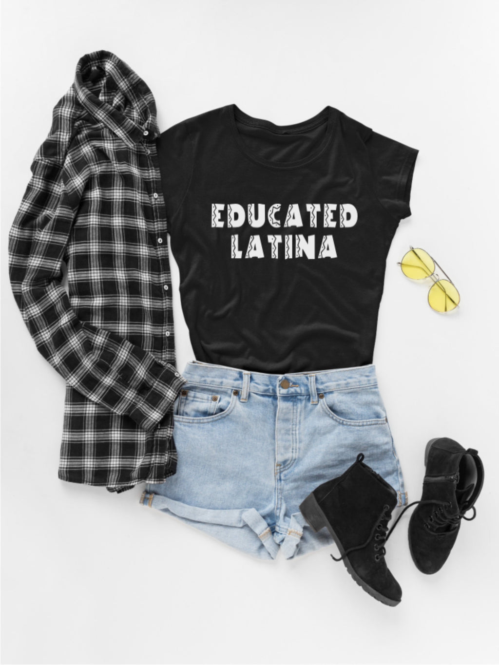 Модерна Дамска тениска Educated Latina