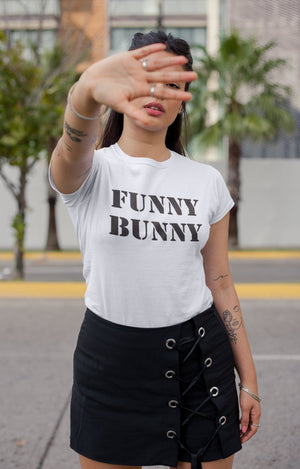 Забавна тениска с надпис - Funny Bunny