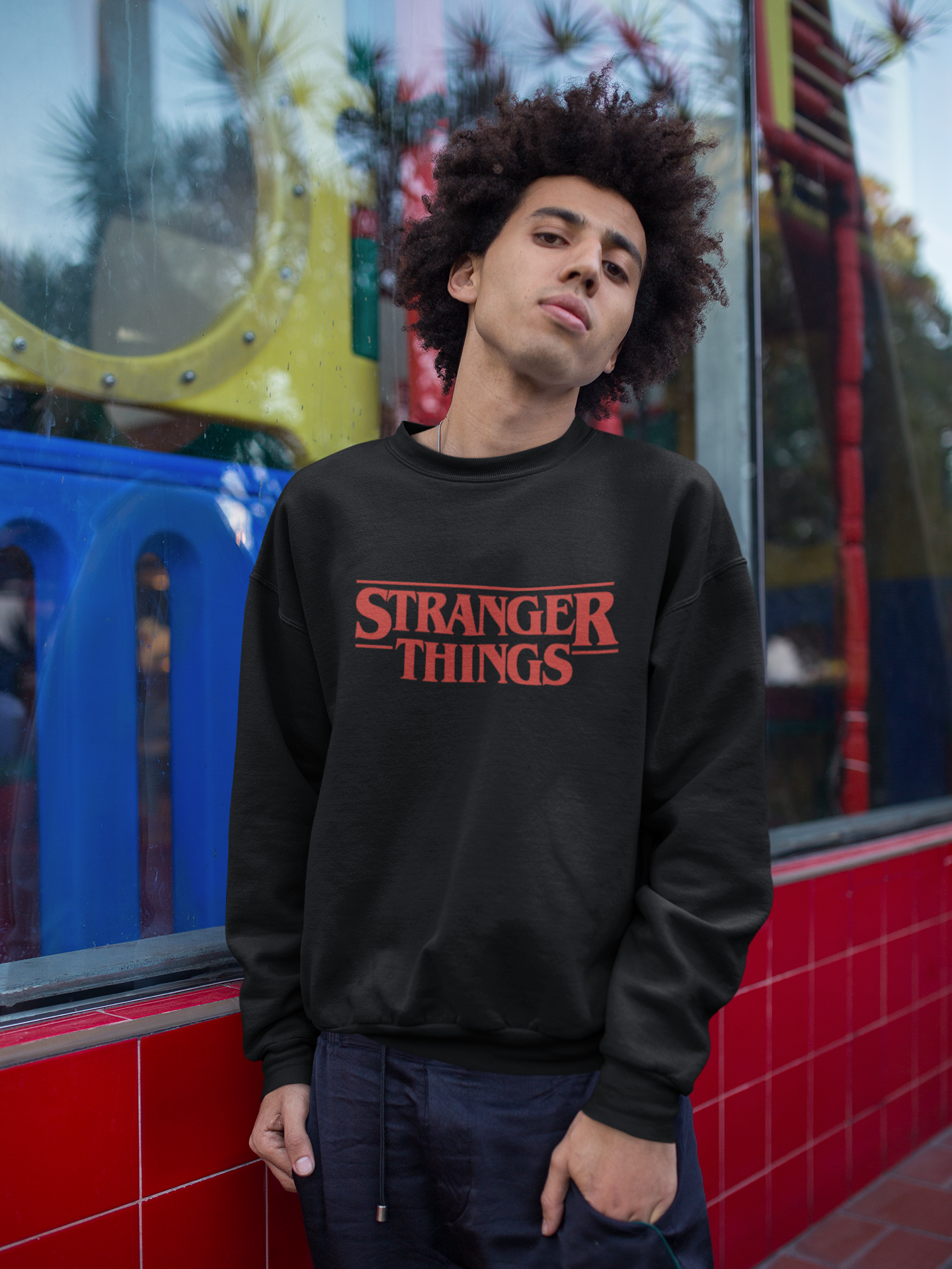Ватирана блуза от Stranger Things - Unisex Модел