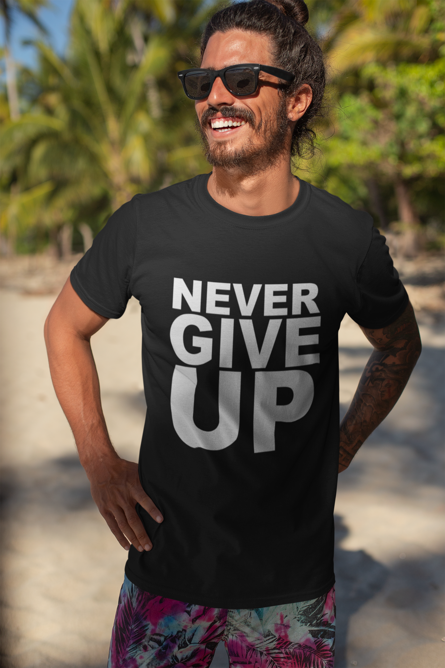 Мохамед Салах тениска - Never give up