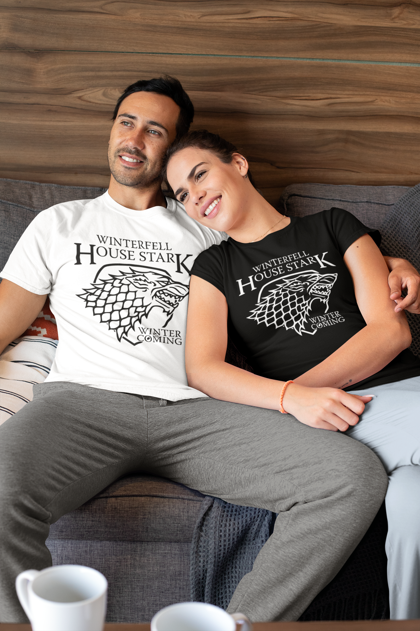 Winterfell House Stark - Тениска от Game of Thrones