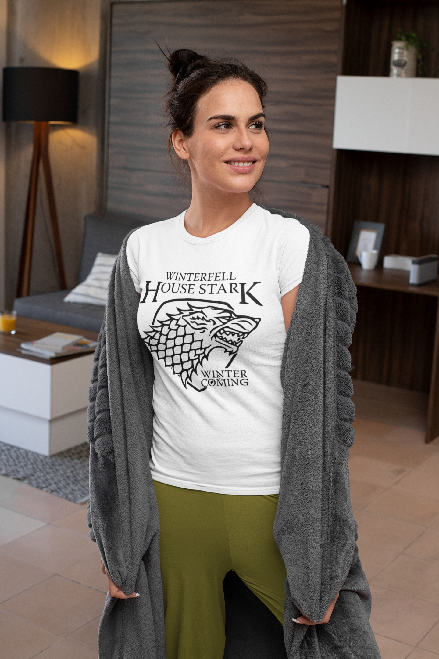 Winterfell House Stark - Тениска от Game of Thrones